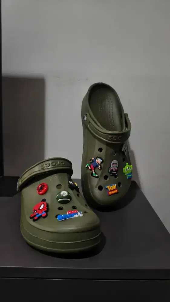 CROCS CLASSIC ARMY 1000% ORIGINAL