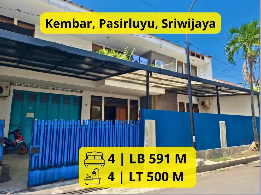Dijual Rumah Luas – Kembar, Pasirluyu | LT 500 M | LB 591 M²