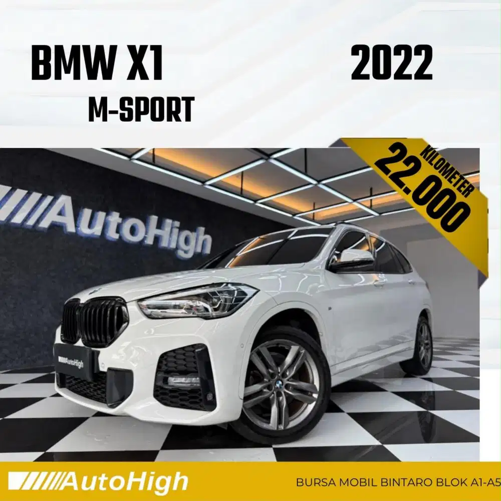 DP10% [Km22.000] X1 M-Sport 2022 White Reg 2023 #AUTOHIGH