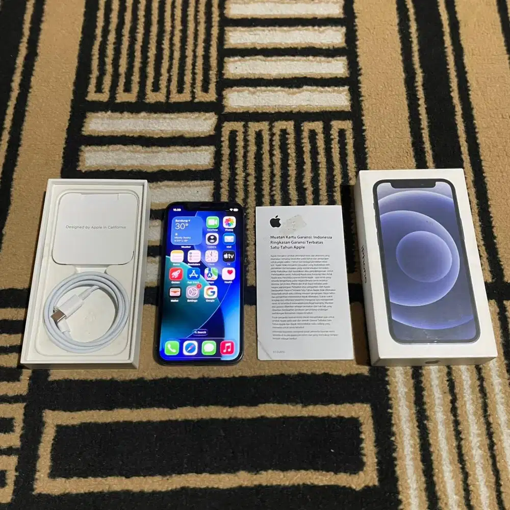 iPhone 12 Mini 128gb iBox PA/A Black Fullset