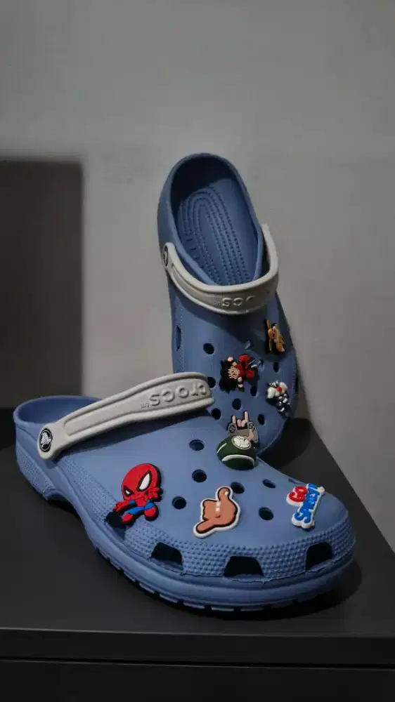 CROCS CLASSIC BLUE 1000% ORIGINAL