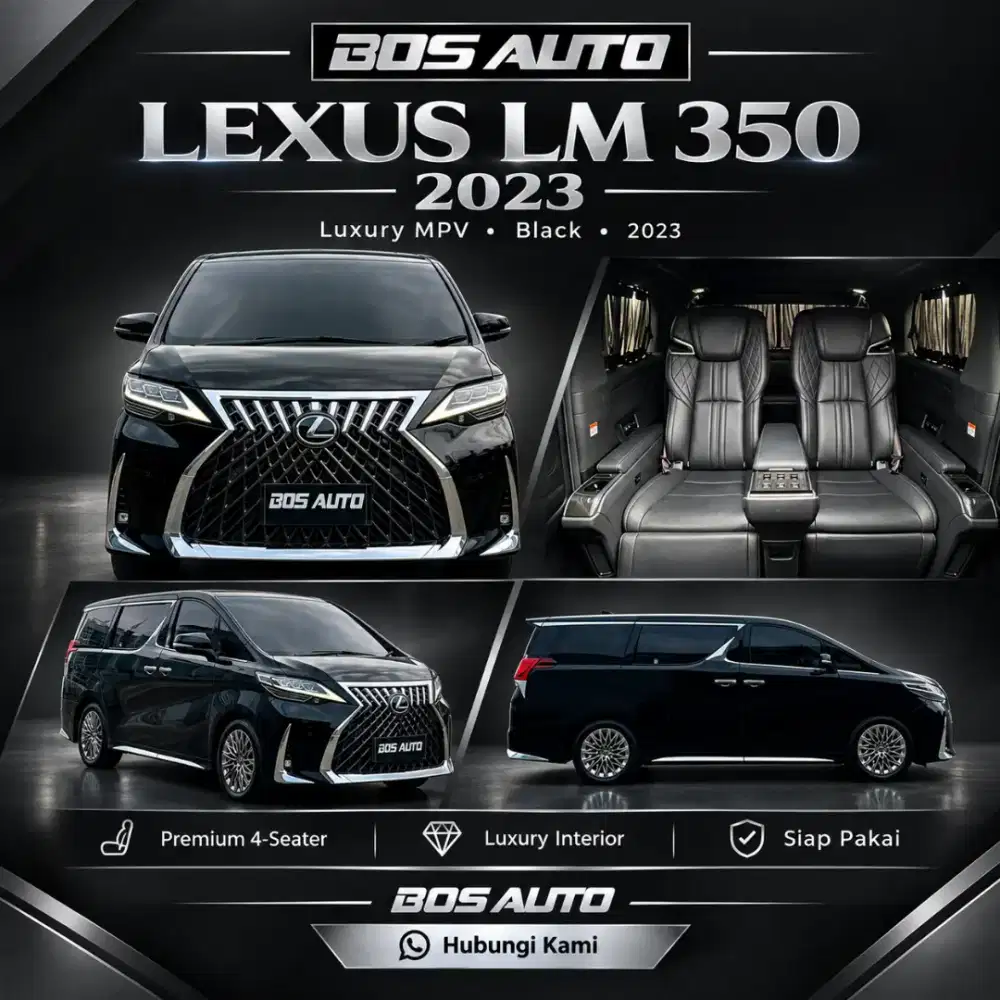 Lexus LM 350 VIP Seat 2023