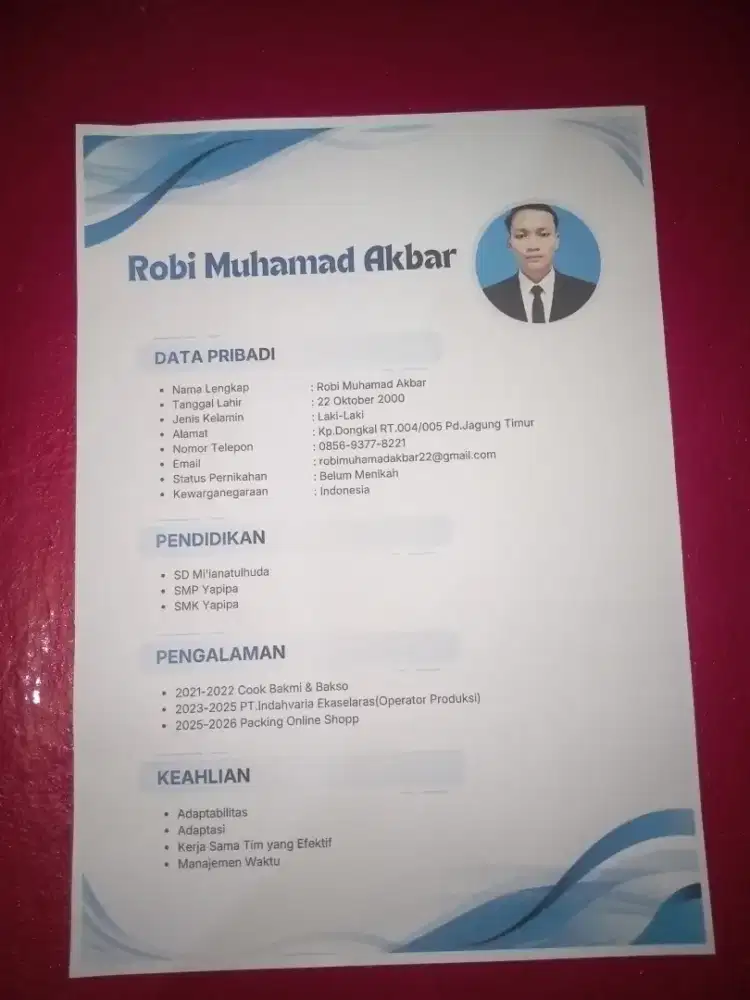 Nyari pekerjaan serius