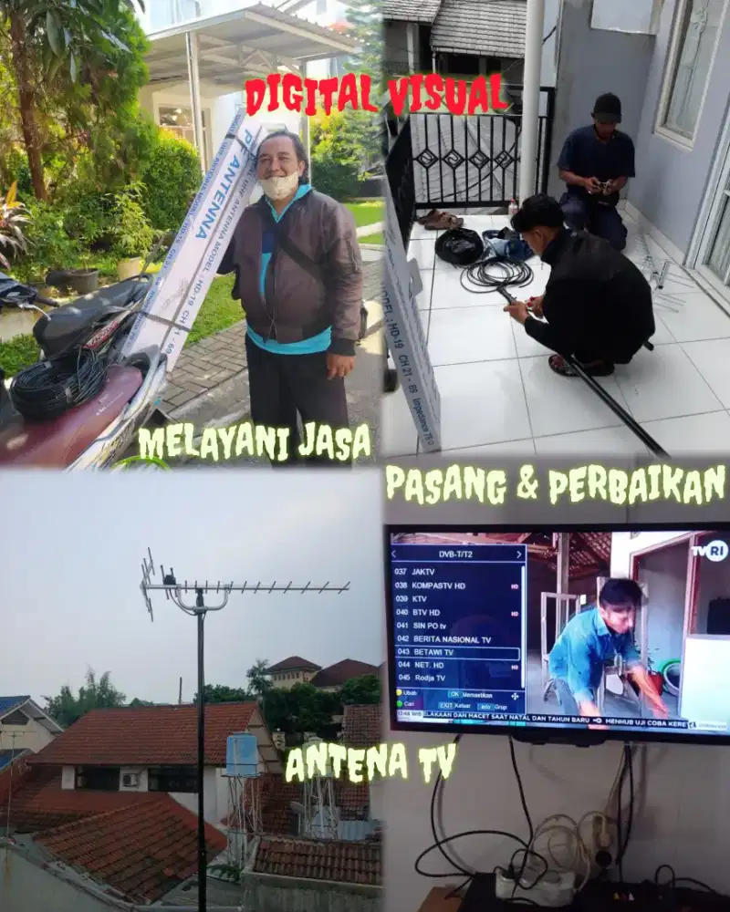 Teknisi Jakarta Barat Ahli Jasa Pasang Antena Tv Digital Tanjung duren