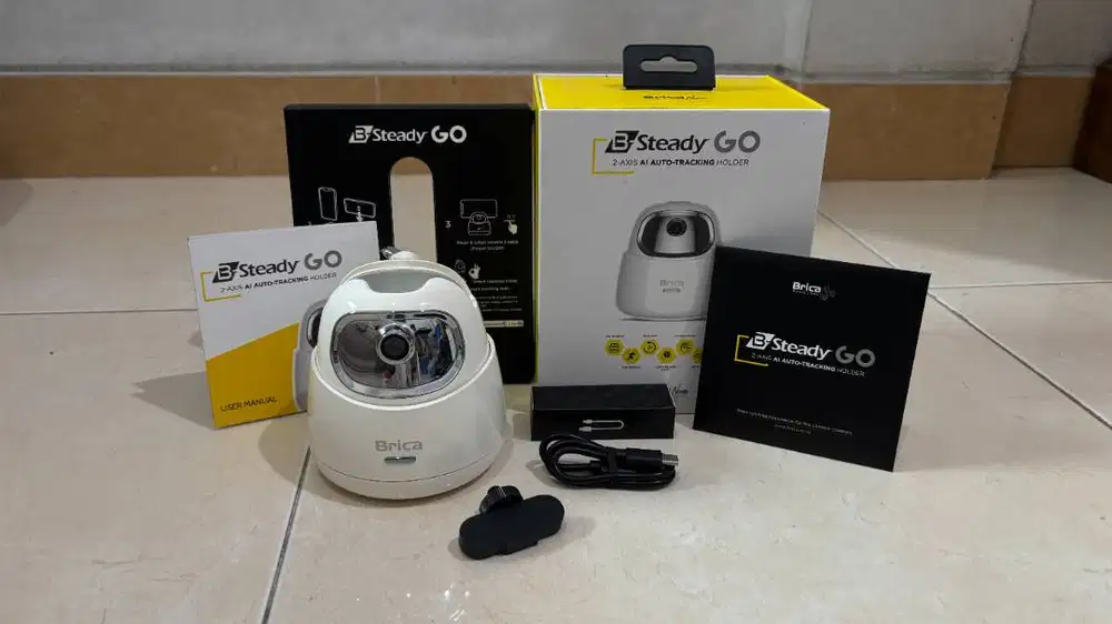 Brica B-Steady GO Bekas - Smart Auto Tracking  + Bonus Holder Kamera
