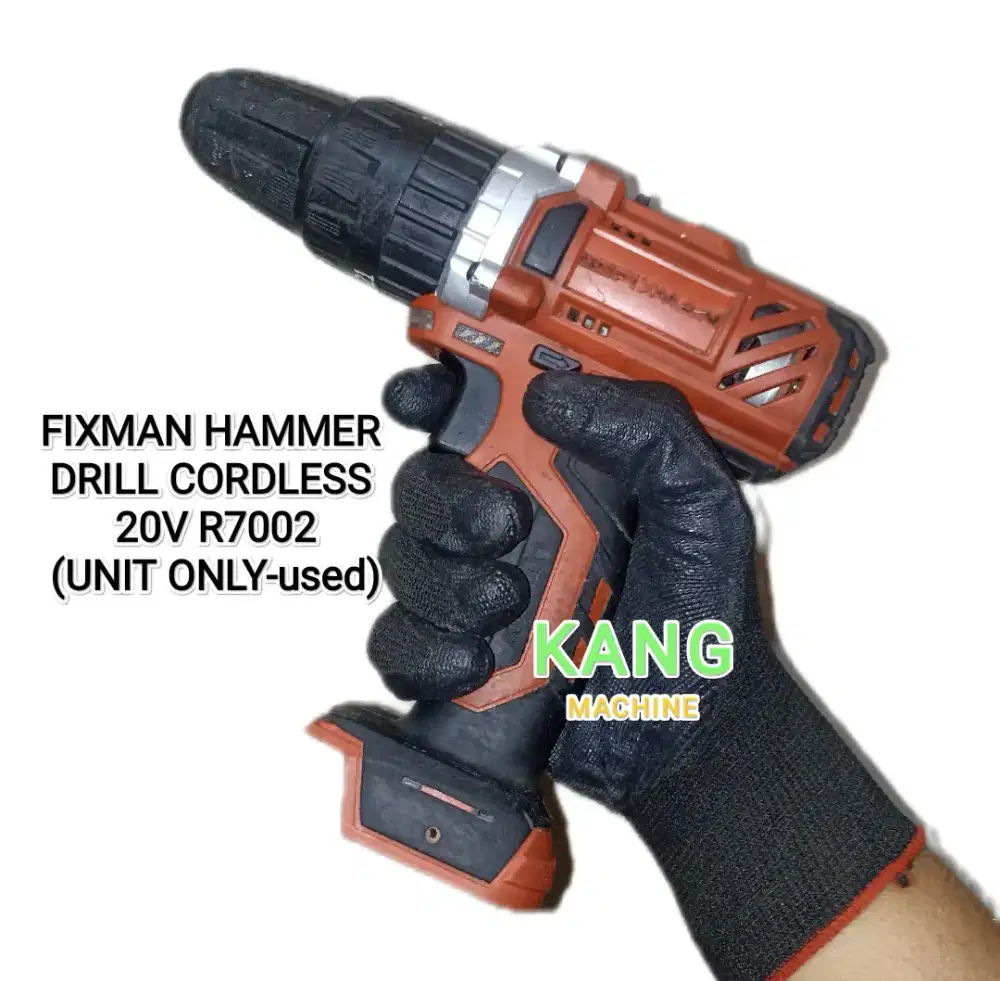 Fixman R7002 bor tembok baterai 20V unit only/mesin saja