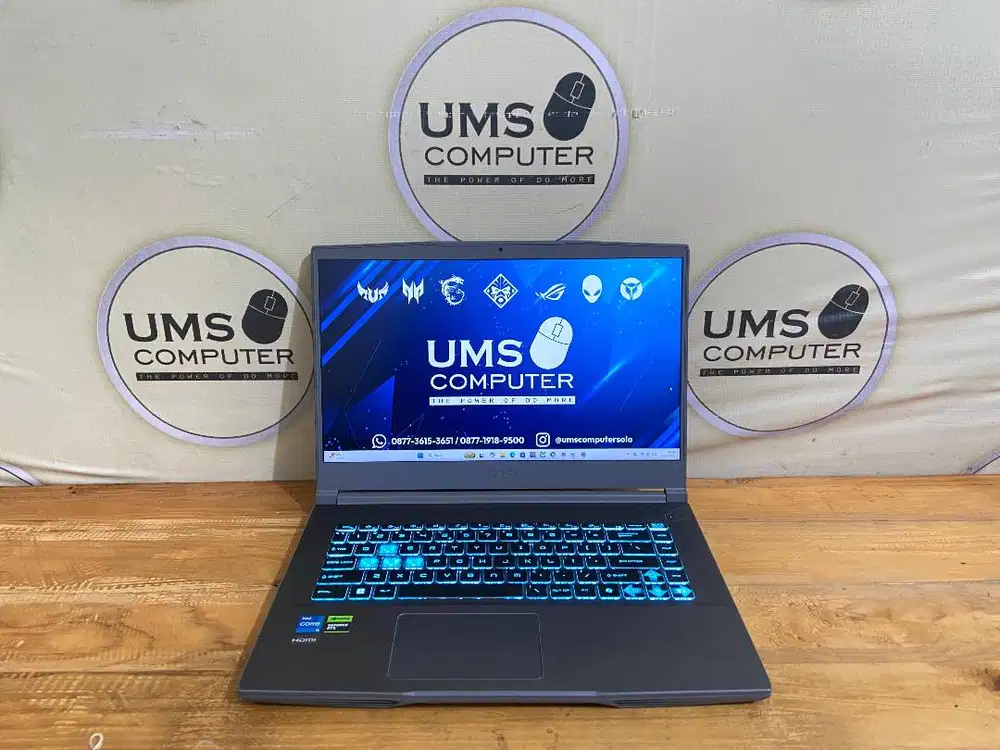 MSI Thin 15 B12VE INTEL Core i5-12450H RAM 32GB SSD 512GB RTX 4050 6GB