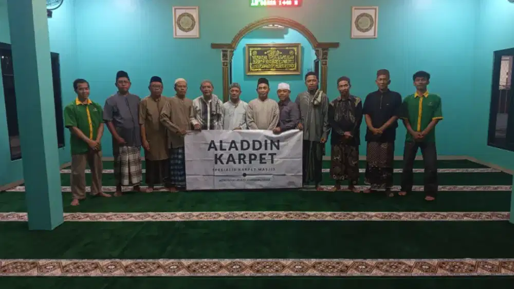 Karpet masjid Madiun baru Aladdin karpet jiwan