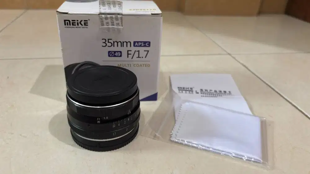 Lensa Fix Meike 35mm F/1.7 for Sony E-Mount (APS-C)