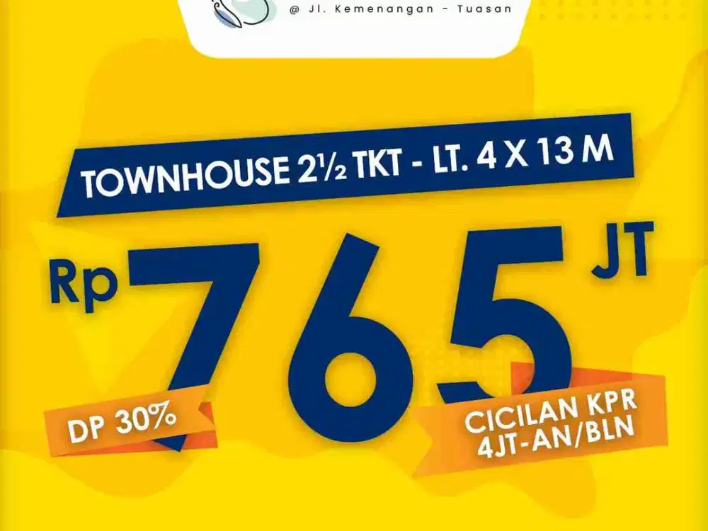 Townhouse Trillium Akses Krakatau - Tuasan - Pancing