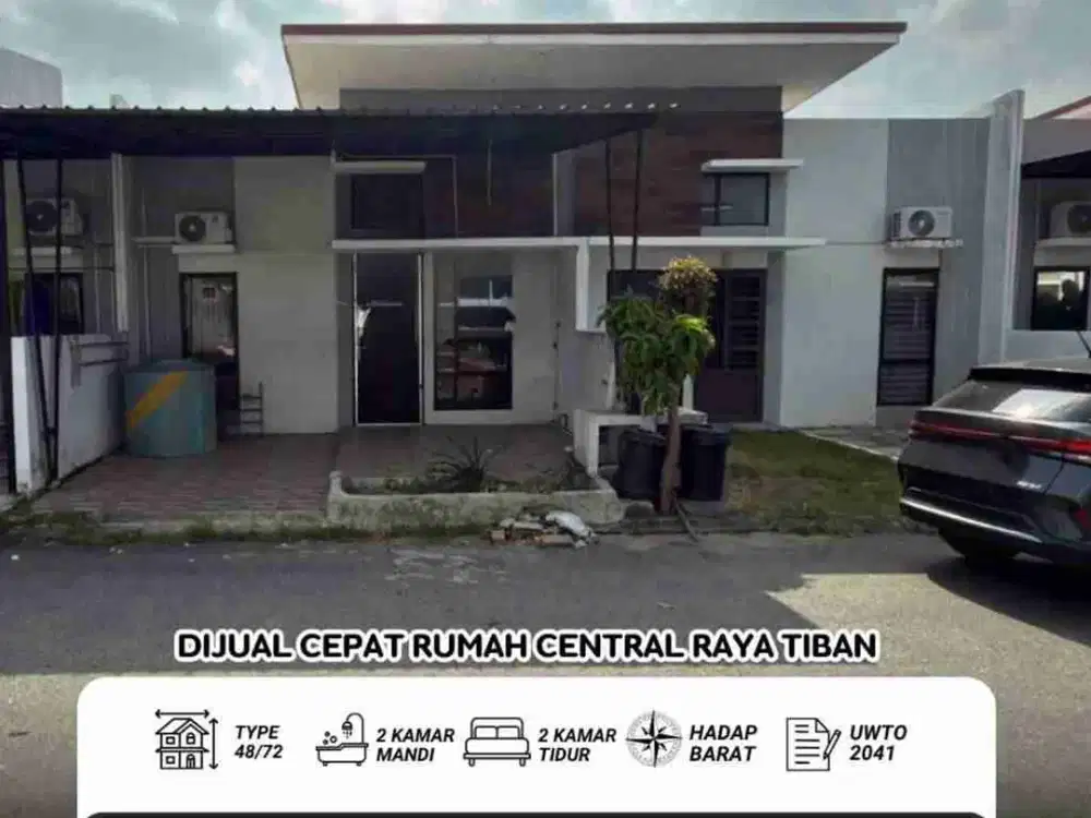 Dijual Cepat Rumah Central Raya Tiban