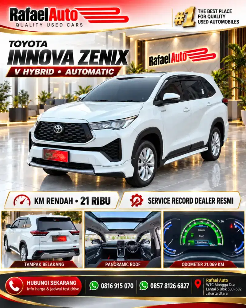 TOYOTA INNOVA ZENIX 2.0 V MODELISTA HYBRID 2024