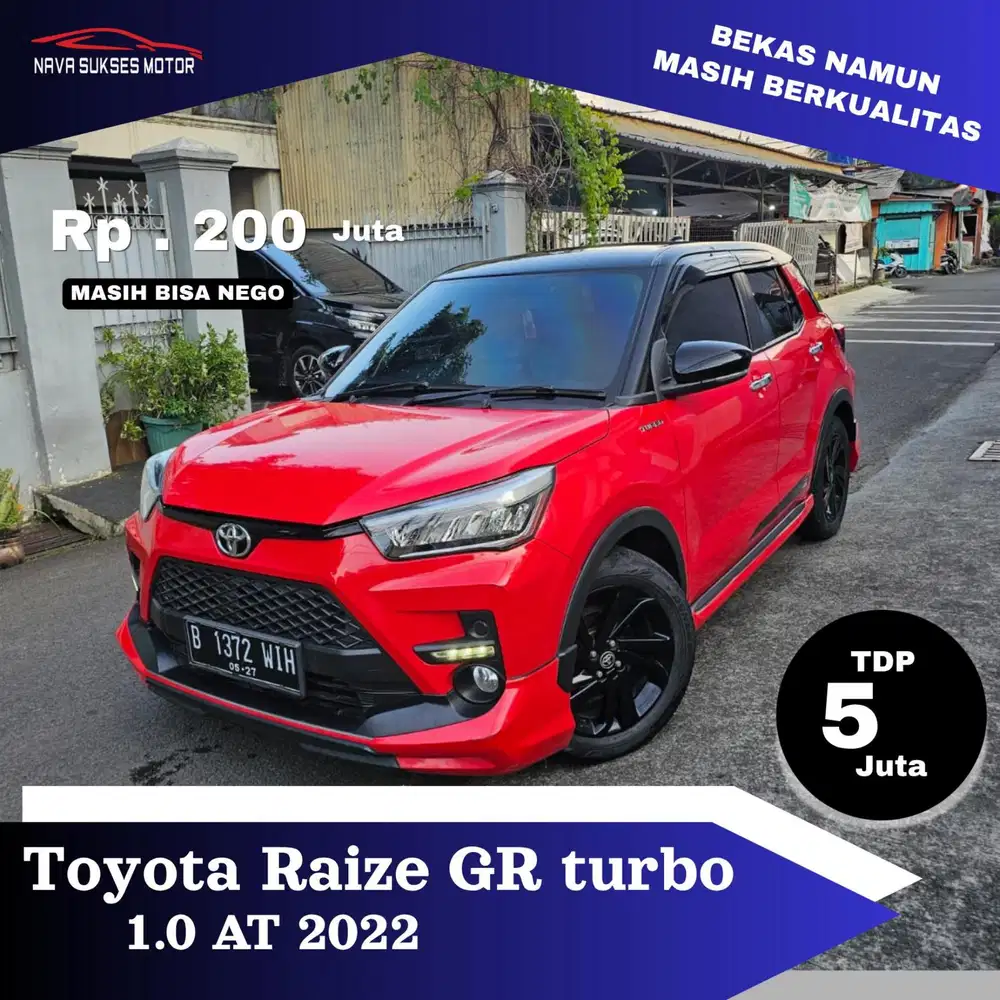 TDP TERMURAH RAIZE GR TURBO 2022