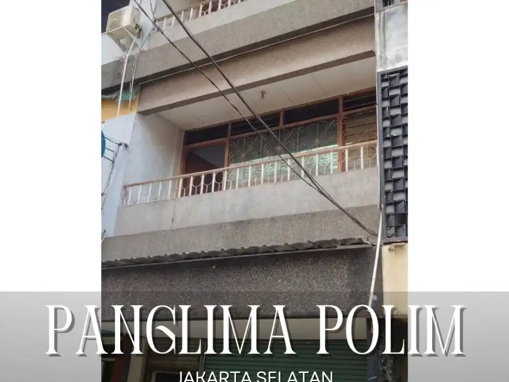 DISEWAKAN MURAH RUKO STRATEGIS DI PANGLIMA POLIM JAKARTA SELATAN