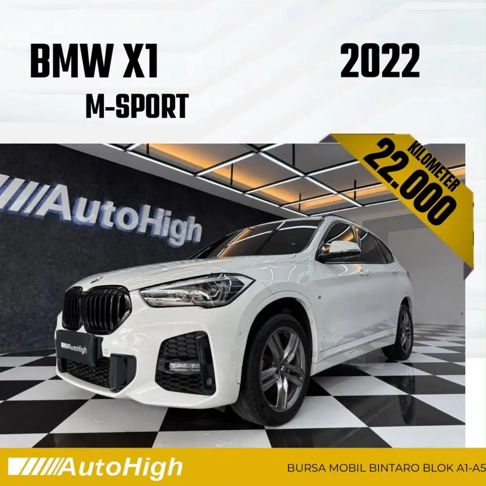 DP10% [Km22.000] X1 M-Sport 2022 White Reg 2021 #AUTOHIGH