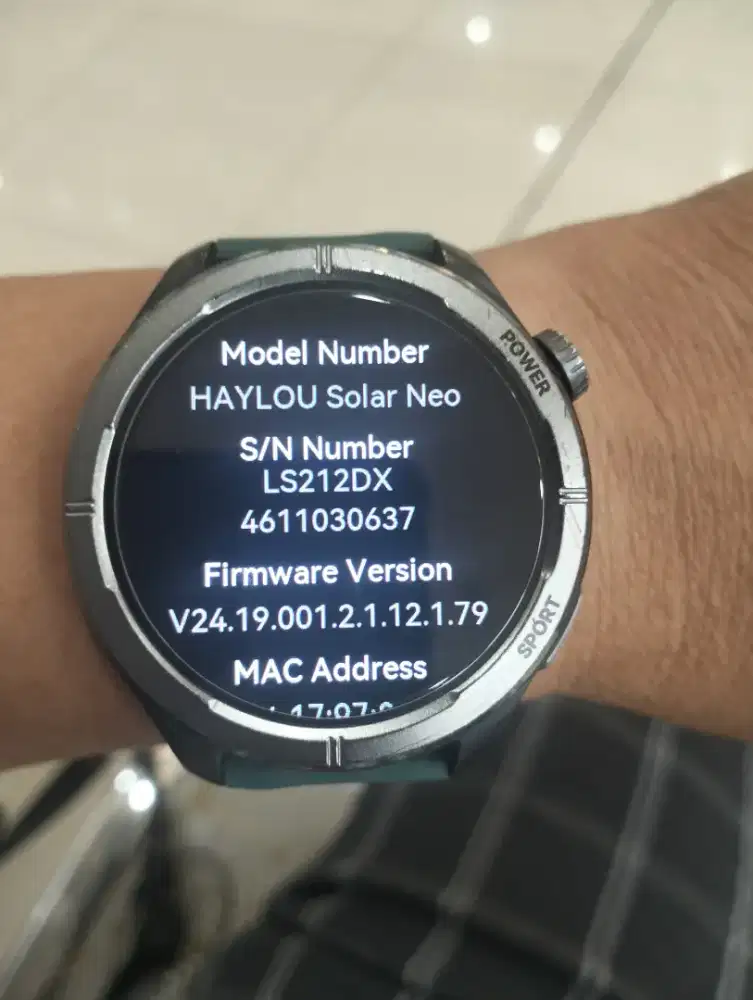 Smartwatch haylou solar neo