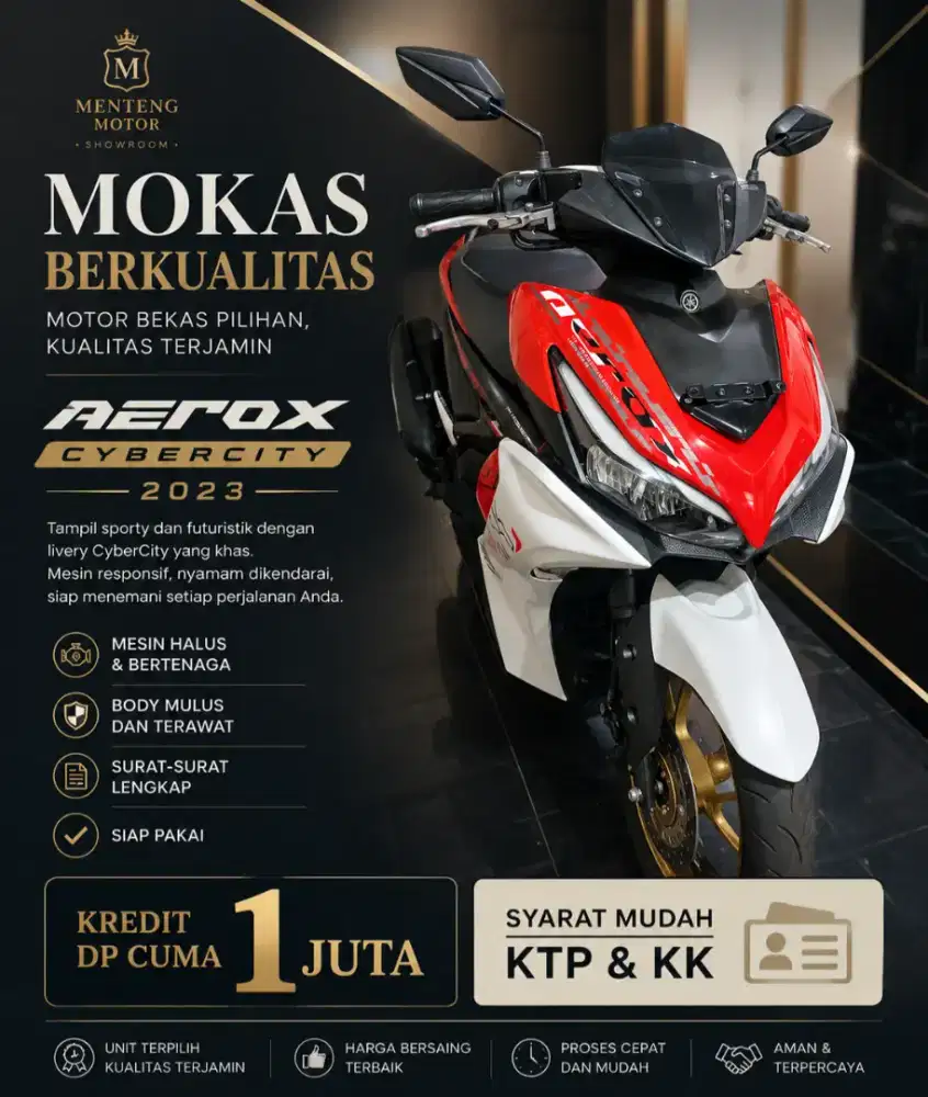AEROX CYBERCITY KREDIT DP 1JUTA