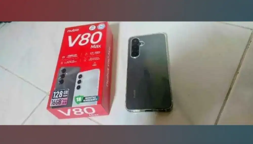 Bu bu Nubia v80 max (BACA DESKRIPSI)