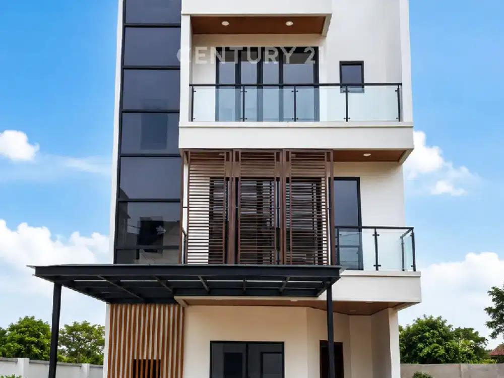RUMAH  MODERN 3.5 LANTAI  ROOFTOP DI CLUSTER EKSKLUSIF  CILANDAK