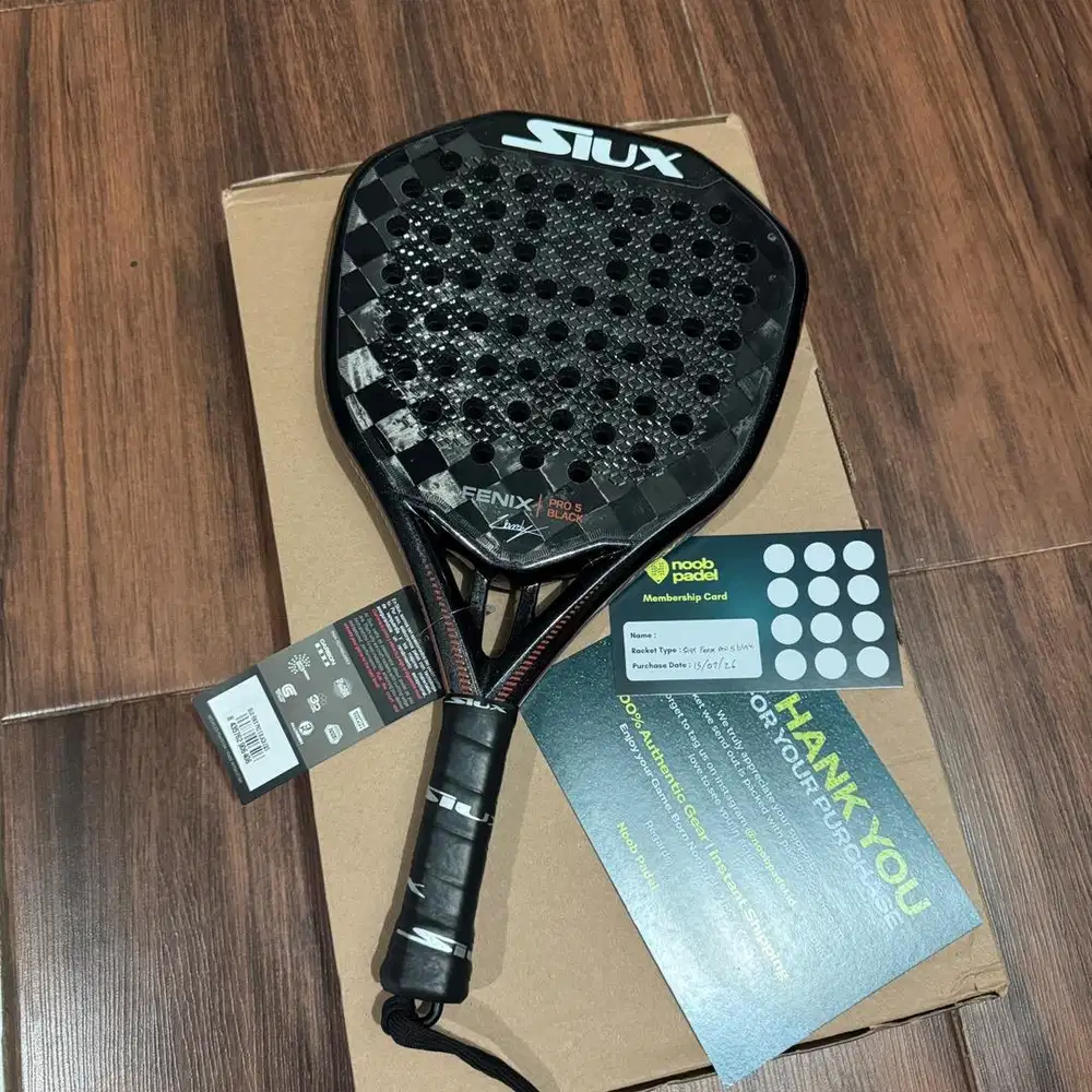 Raket padel siux fenix pro 5 2026 black