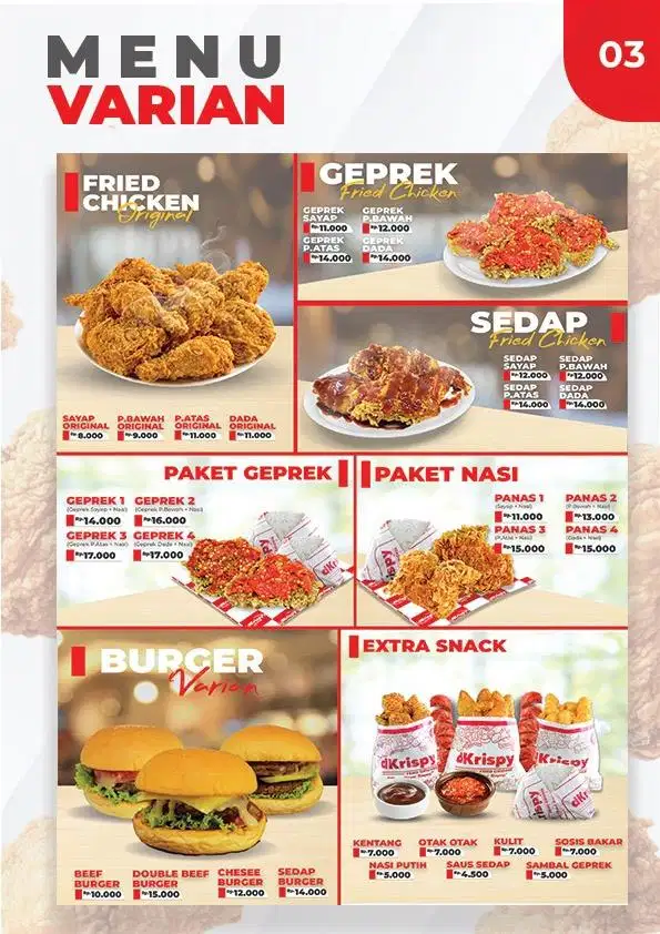 Lowongan Kerja Fried Chicken