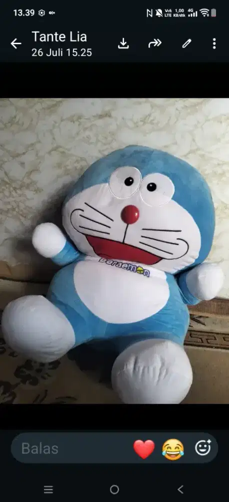 Jual Boneka Doraemon Ukuran gedek