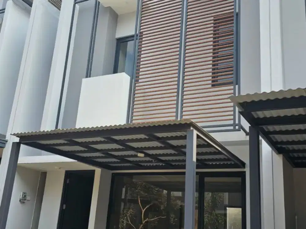 DISEWAKAN RUMAH BARU KAMAR 3 FULLY FURNISHED LANTAI PARKIT DI MYZA BSD CITY