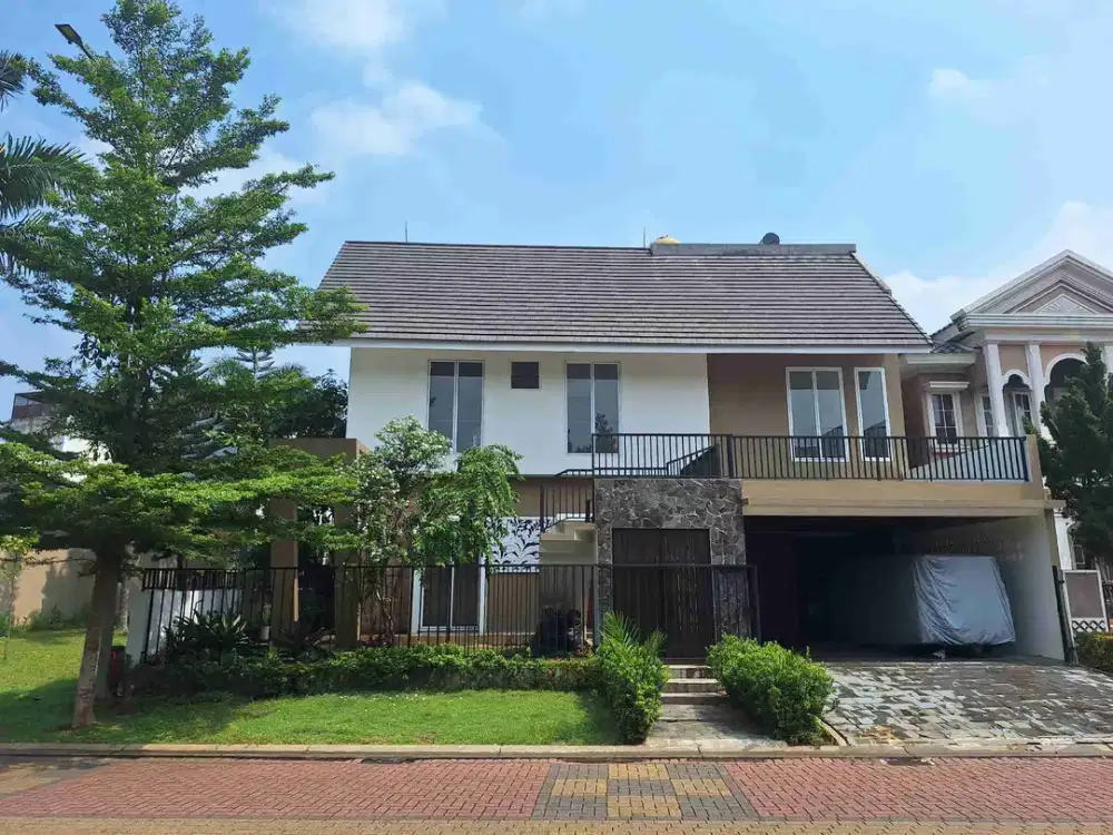 DIJUAL RUMAH MEWAH JLN UTAMA RAYA DELATINOS BSD CITY COCOK BUAT USAHA /KANTOR
