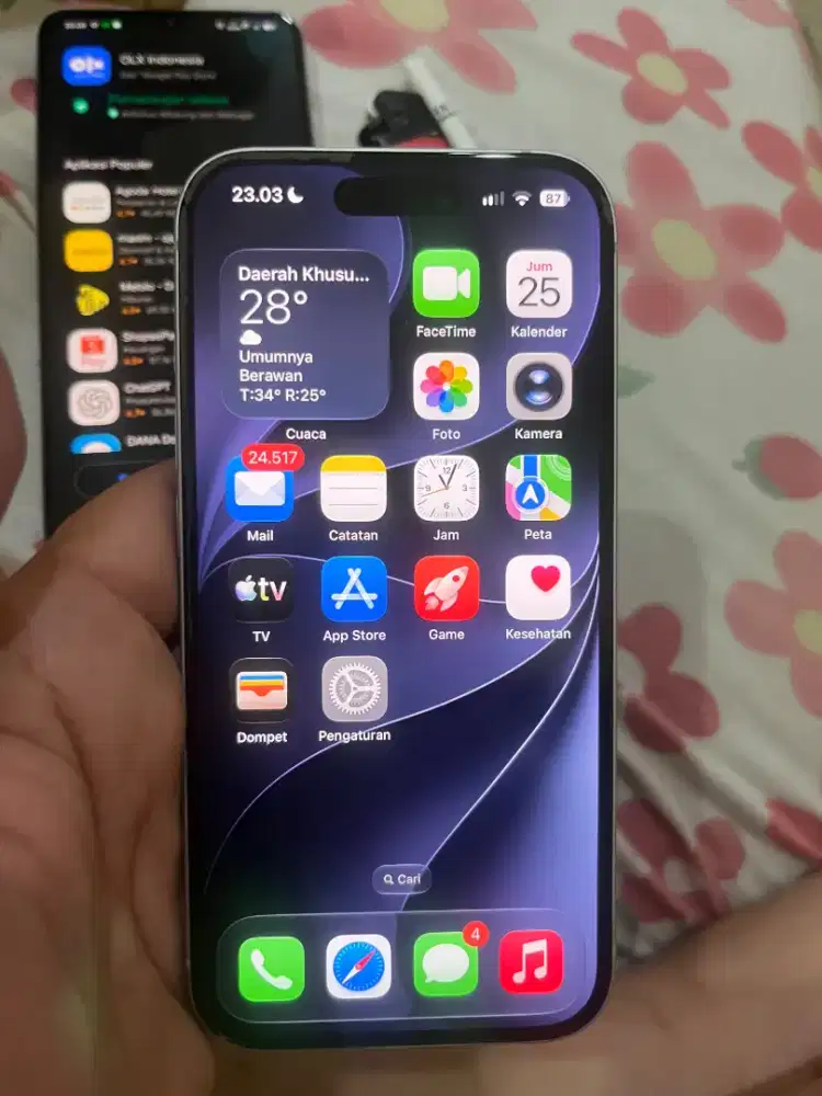 Iphone 15 blue 128gb inter