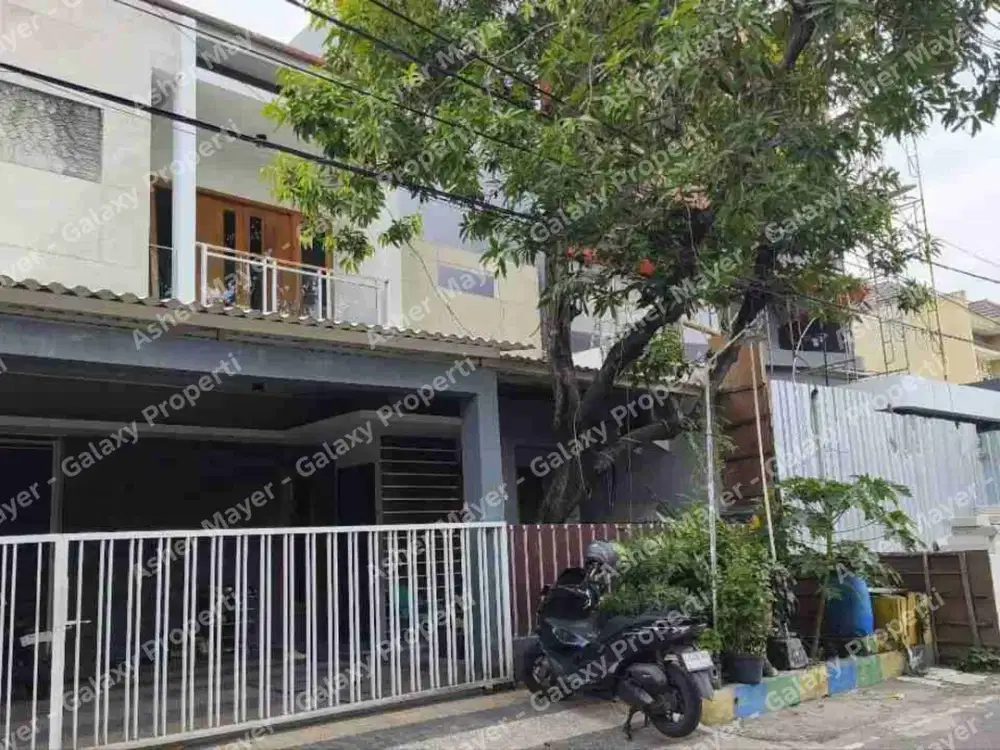best deal rumah shm luas 200 row jalan lega 2 lantai siap huni selangkah ke merr dan toll tambak sumur di rungkut asri timur surabaya timur