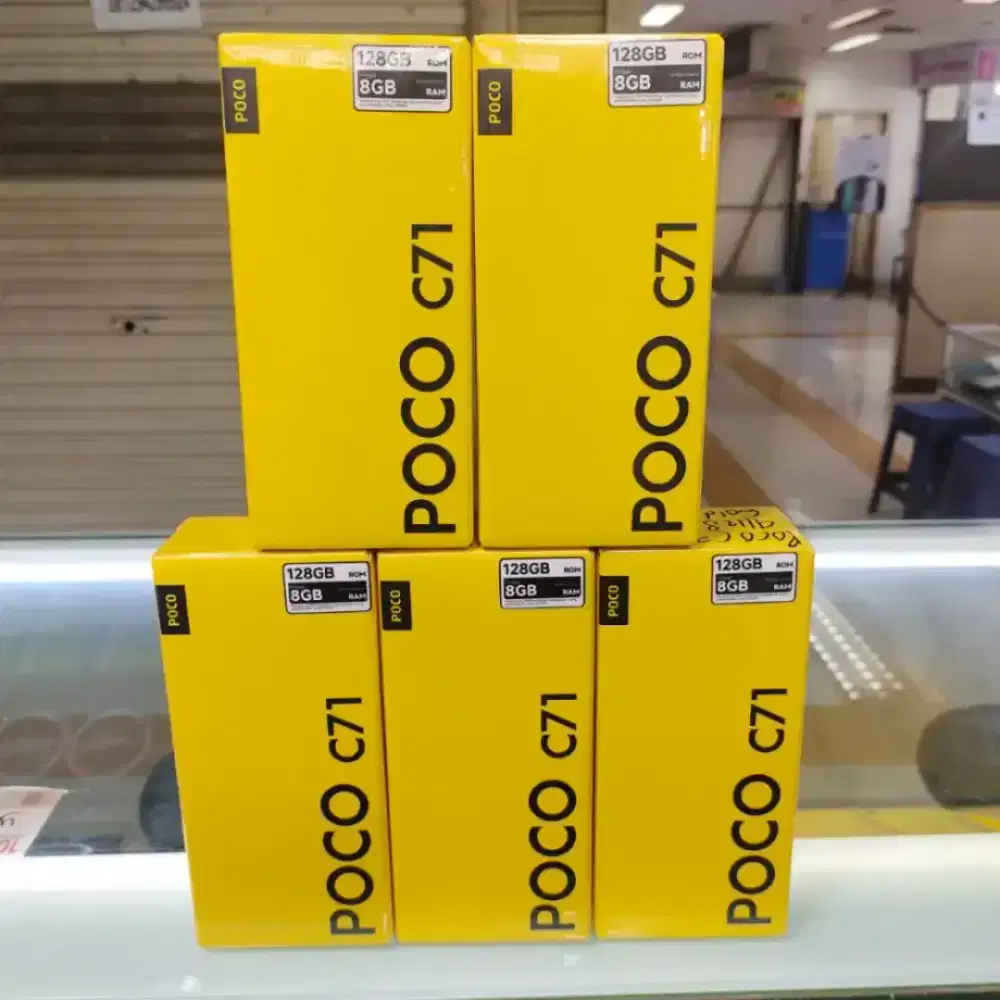 POCO C71 BRAND NEW IN THE BOX (BNIB/BARU/SEGEL) GARANSI RESMI 128GB