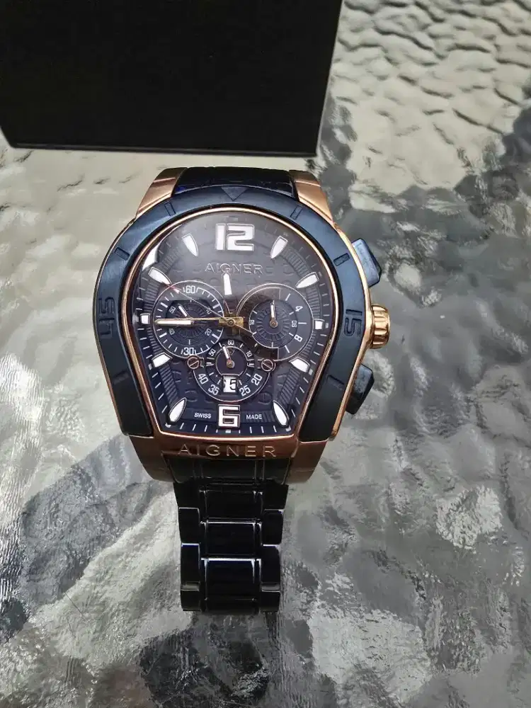 jam tangan aigner rantai