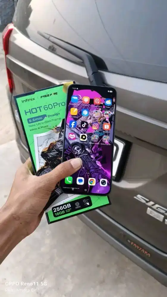 Butuh hari ini malam ini infinix hot 60 pro hdc kW ram 8/256 hp mulus
