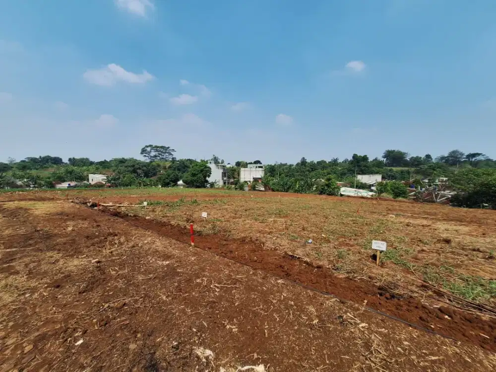 Bisa Cicil 12x Bunga 0%! Tanah Kavling SHM Dekat Stasiun Citayam