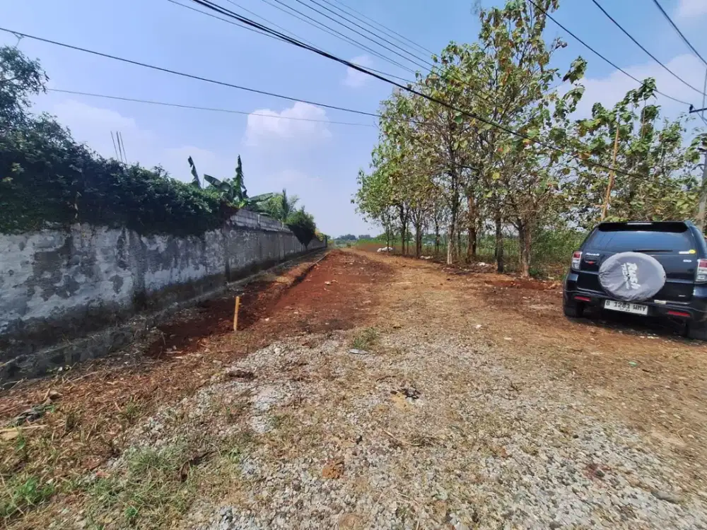 Dekat Calon Tol Bojonggede, Tanah Kavling Murah 1 Jt-an Permeter