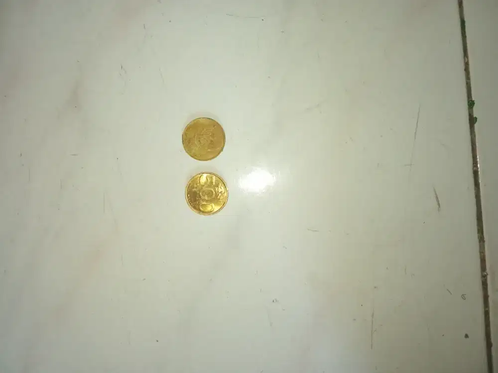Koin mahar pecahan lima ratus rupiah