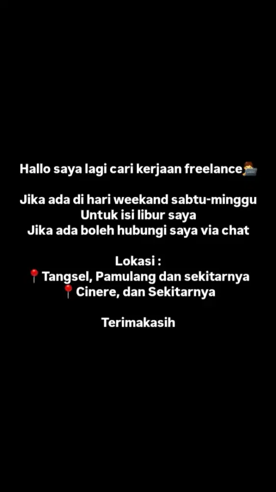 Mencari pekerjaan Freelance