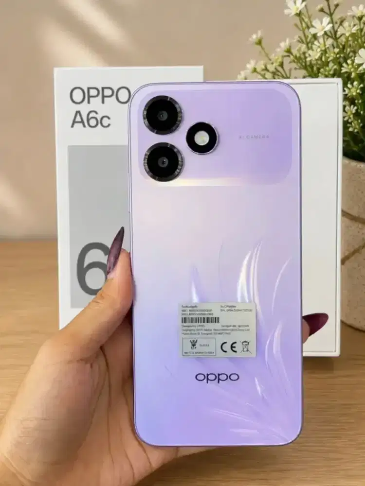 Oppo A6c Ram 4/64GB Baterai 7000mAh