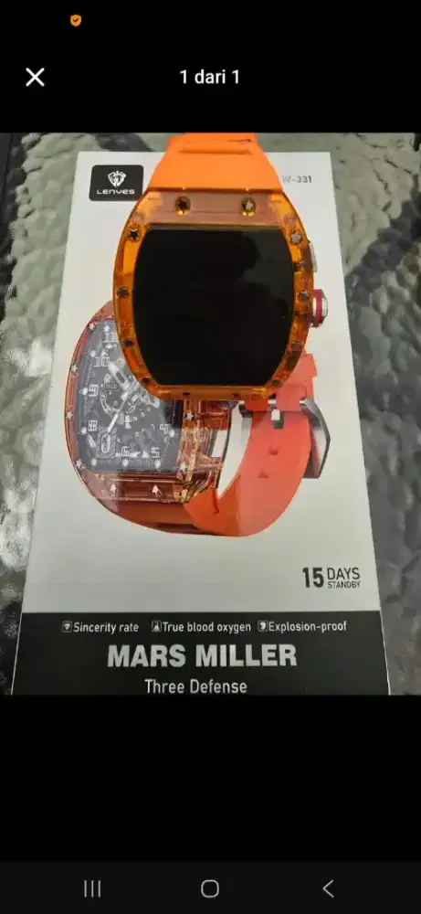 jam tangan watch oren