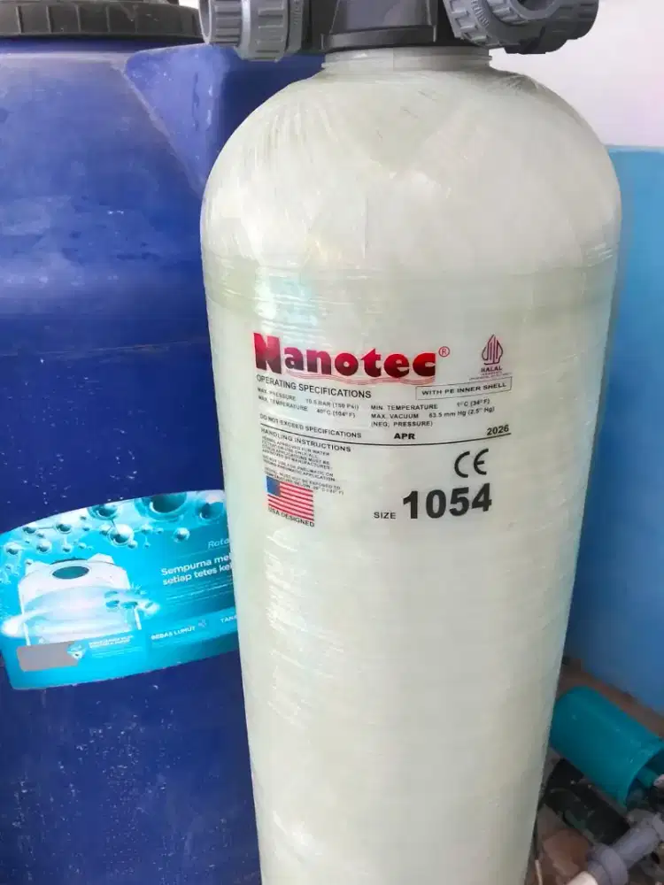 Ganti media filter air