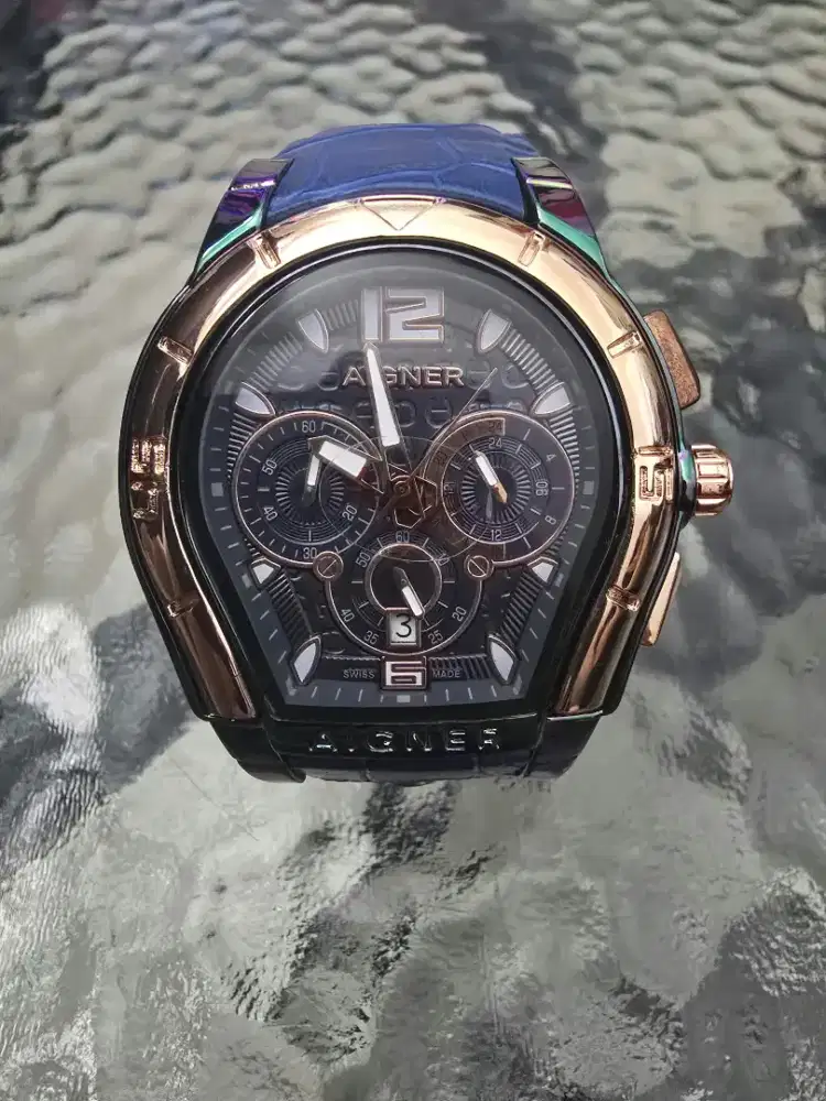jam tangan aigner kulit