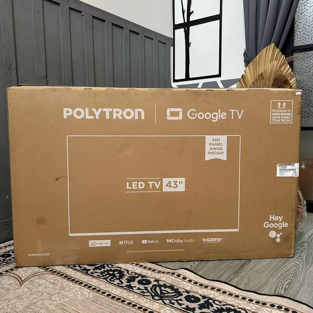 Led tv polytron 43inch google tv like new