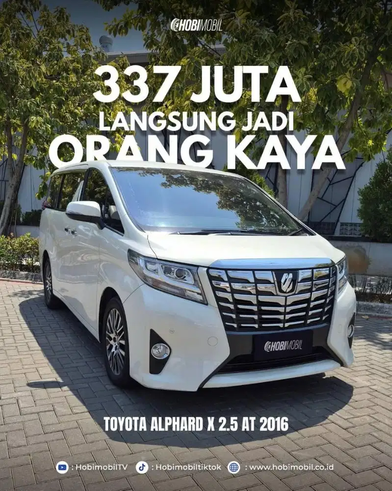 Alphard X 2.5 AT 2016
