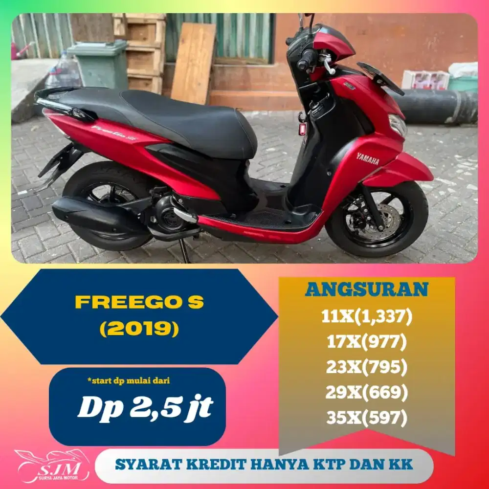 YAMAHA FREEGO S 2019 CASH & KREDIT