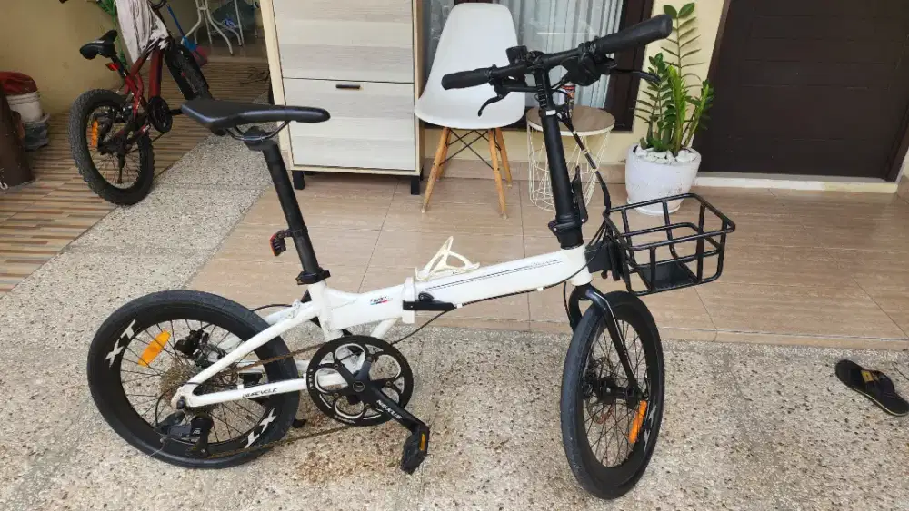 ​Sepeda Lipat Allegra Twist 20 - Siap pakai + Bonus Keranjang Depan