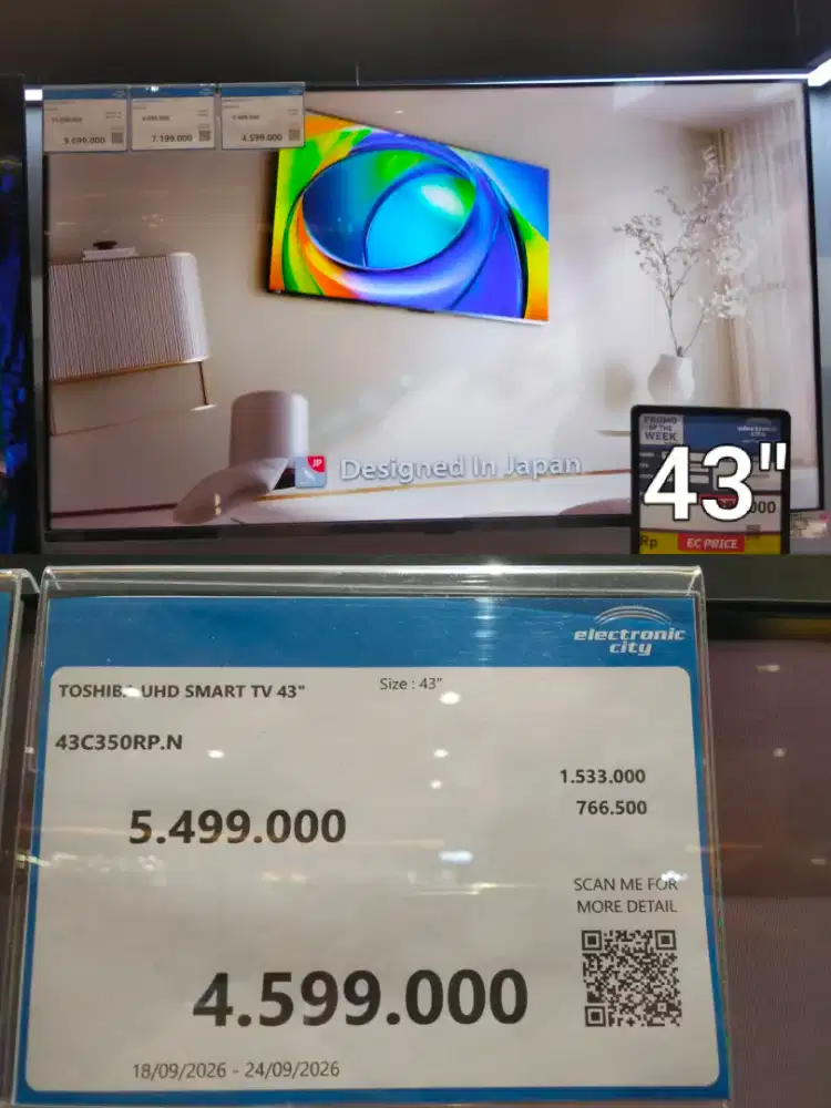 TOSHIBA UHD SMART TV 43