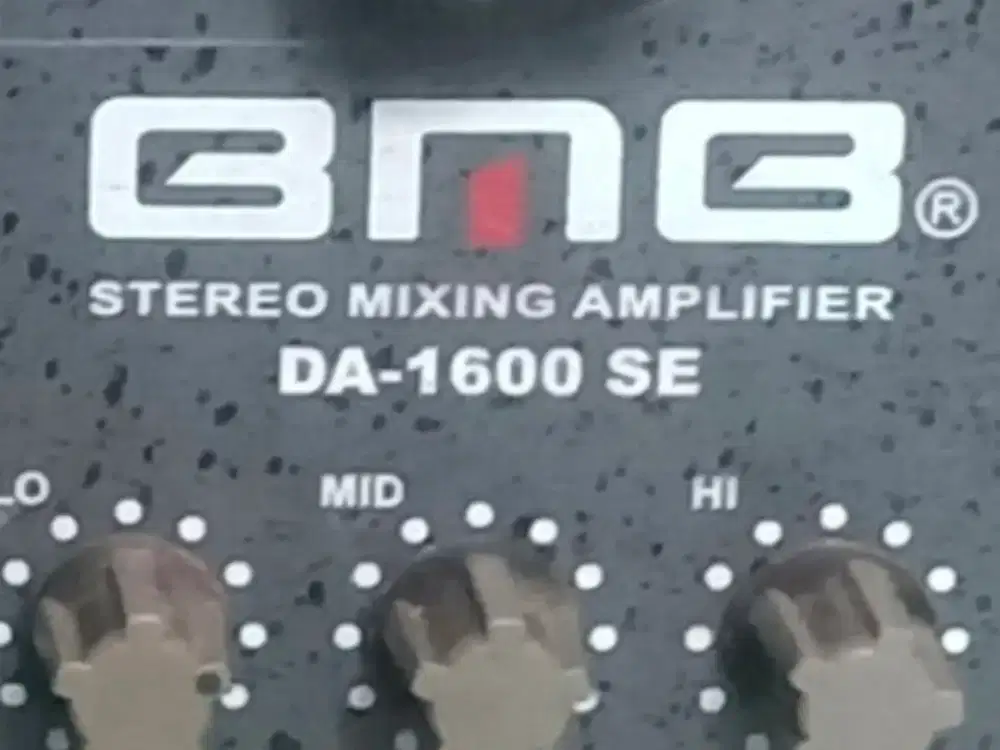 Amplifier mixing BMB model : DA 1600 SE