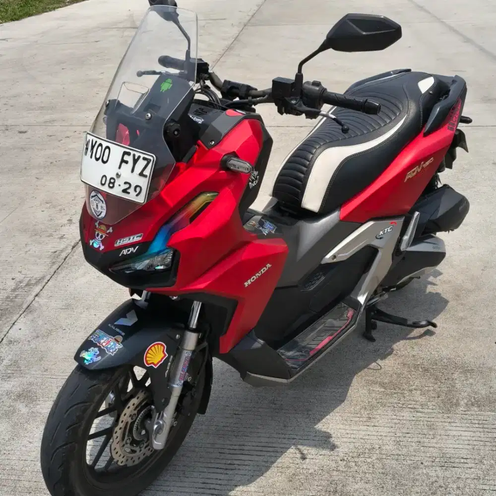 Honda ADV 160 ABS 2022 Modif ADV160 Merah (bukan 150 nmax, pcx, aerox)