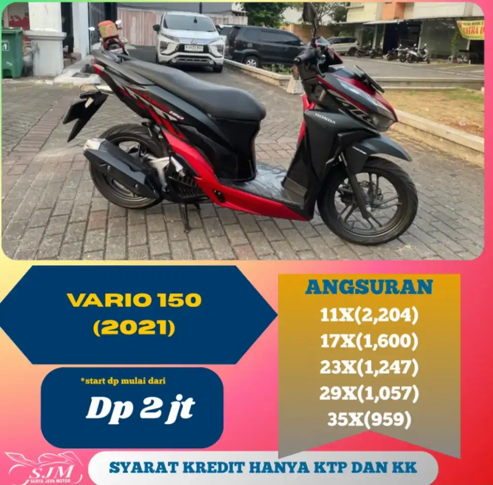 HONDA VARIO 150 2021 CASH & KREDIT