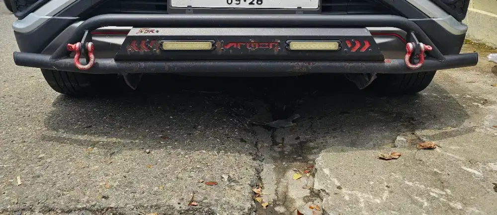 Bumper towing bar depan all new rush